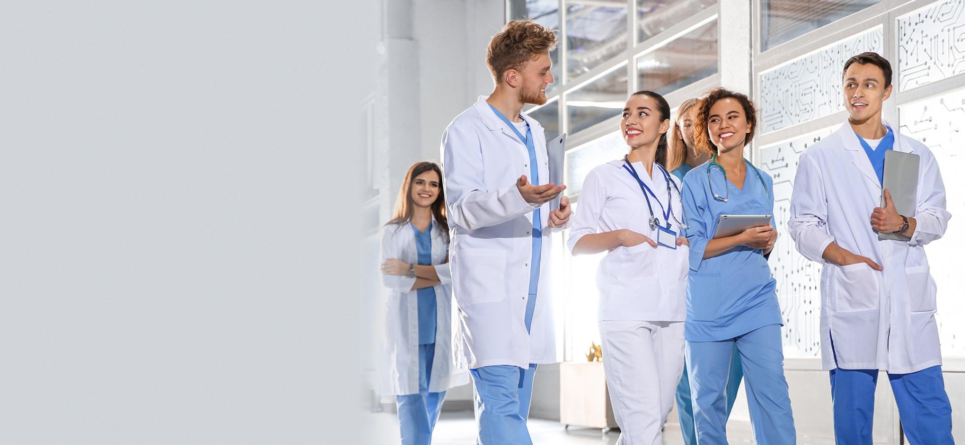 Grupa pracowników medycznych