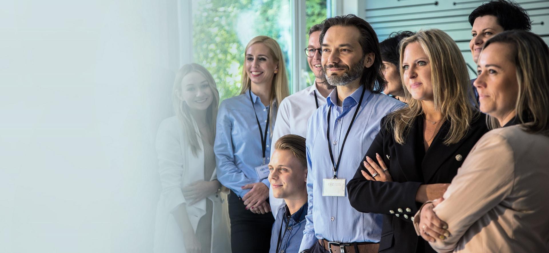 pracownicy Centrum e-Zdrowia - zdjęcie grupowe