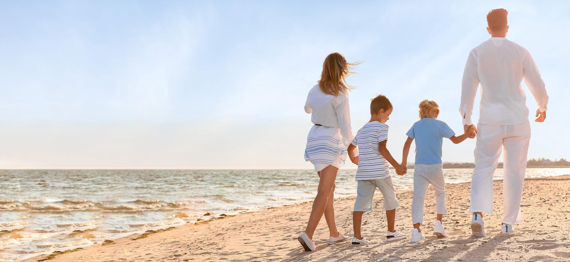 rodzina na wakacjach