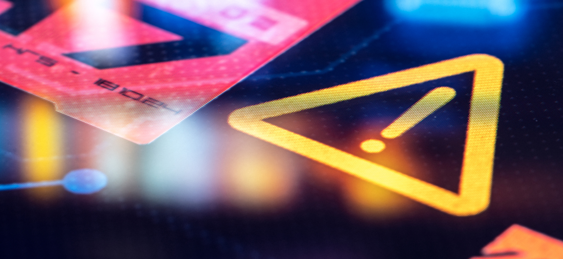 kolorowe ikony na ciemnym tle