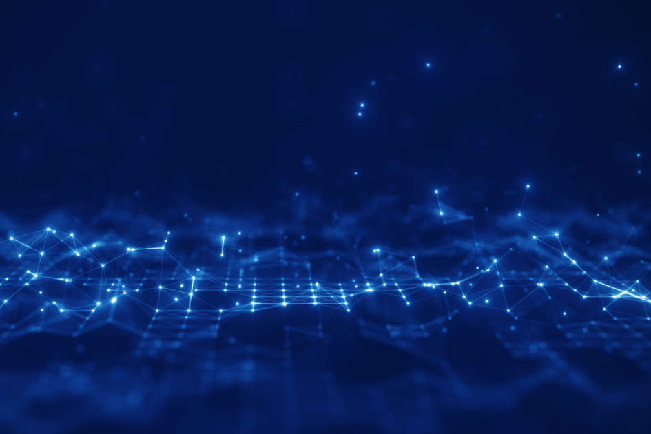 graficzna reprezentacja cyberbezpieczeństwa, cyfrowe połączenia i kłódki symbolizujące bezpieczeństwo